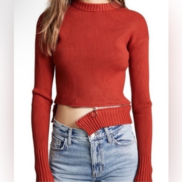 For Love &‎ Lemons Women's Long Sleeve Crew Neck Sweater Size XS - Picture 1 of 7